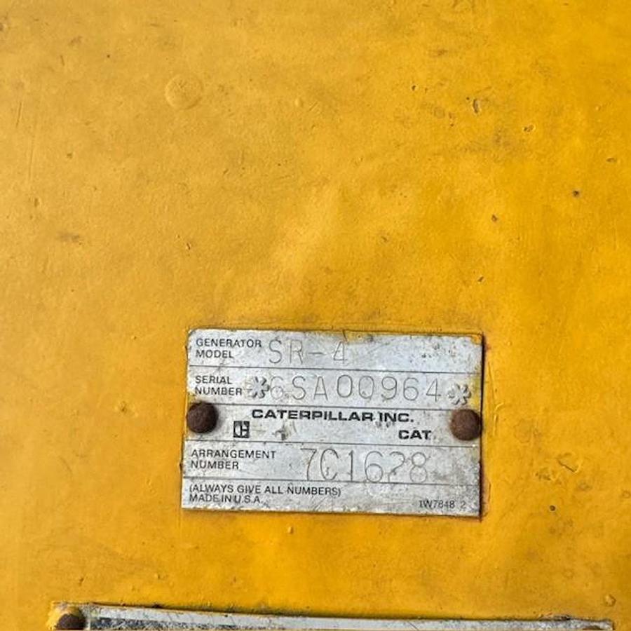 Used 1991 Caterpillar 1750kW Generator Low hours