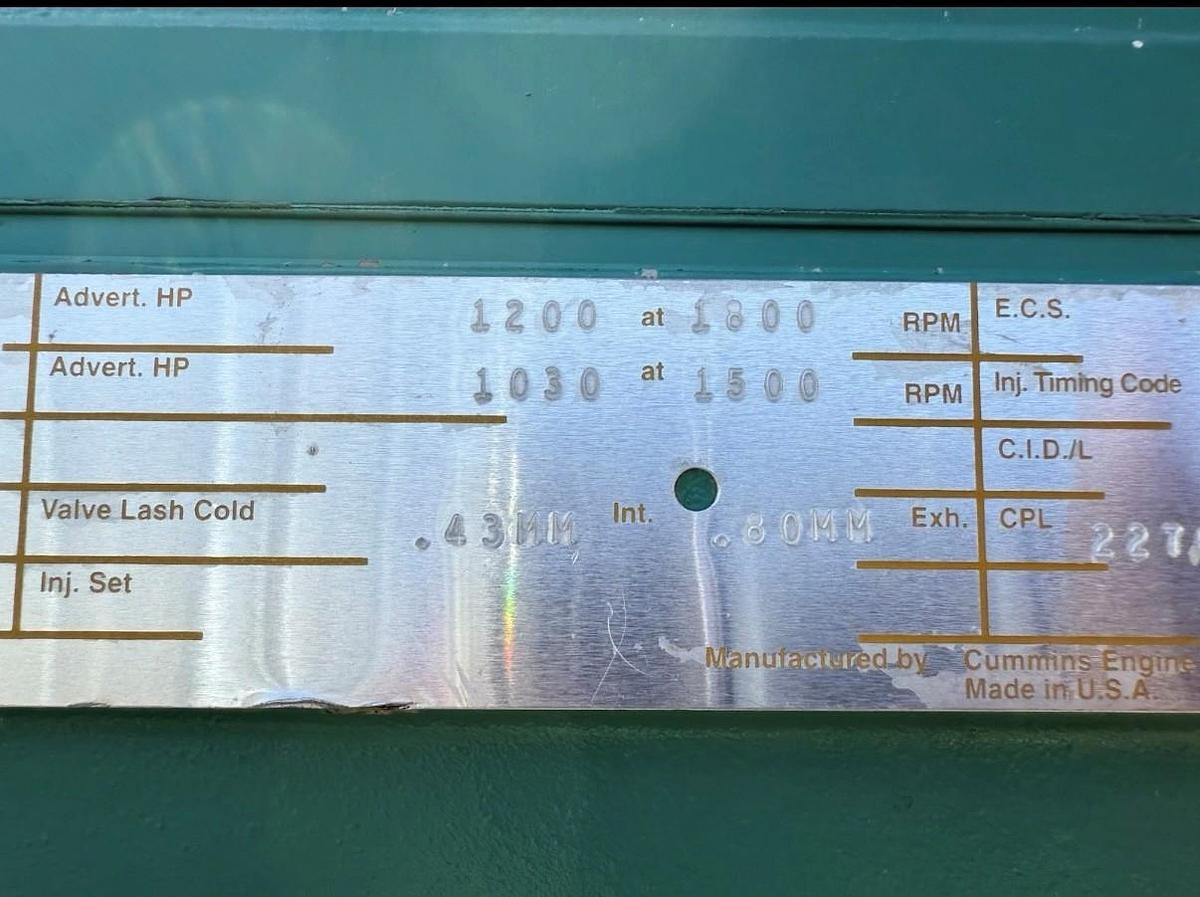 Used 1998 Cummins 750DFHA