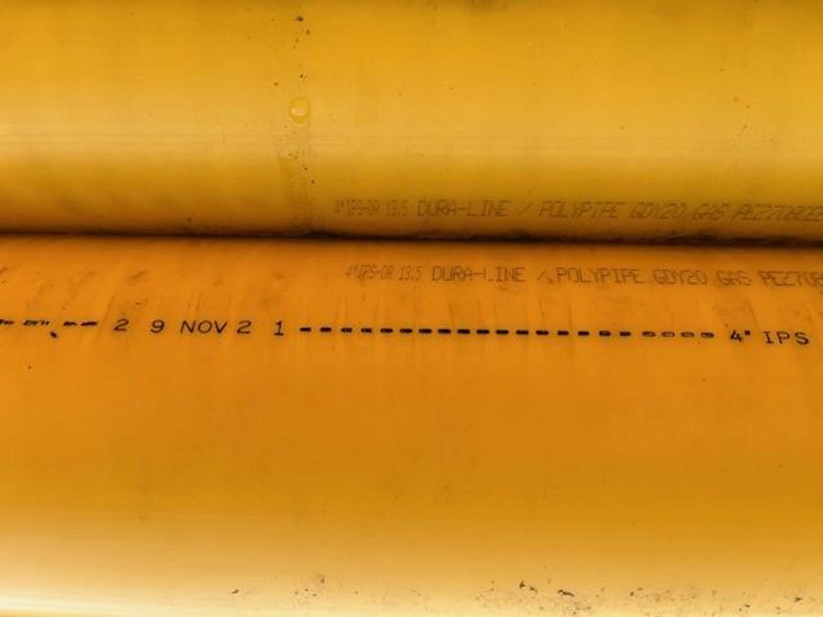 2021 dura-line 4" SDR 13.5 PE 2406/2708 Stick 40ft