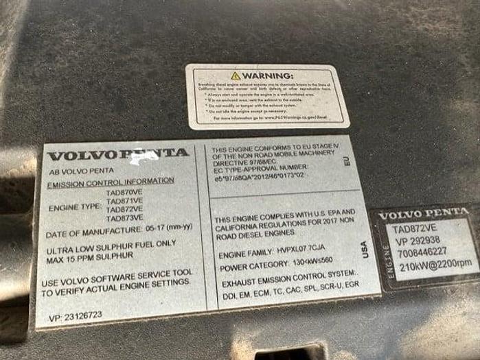 2018 Volvo TAD842VE  282HP
