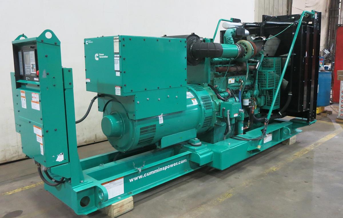 Used 2015 Cummins Generator 600kW