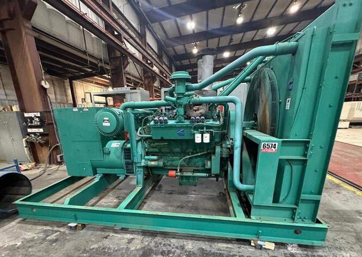 Used Cummins GTA28 Natural Gas Generator 400kW