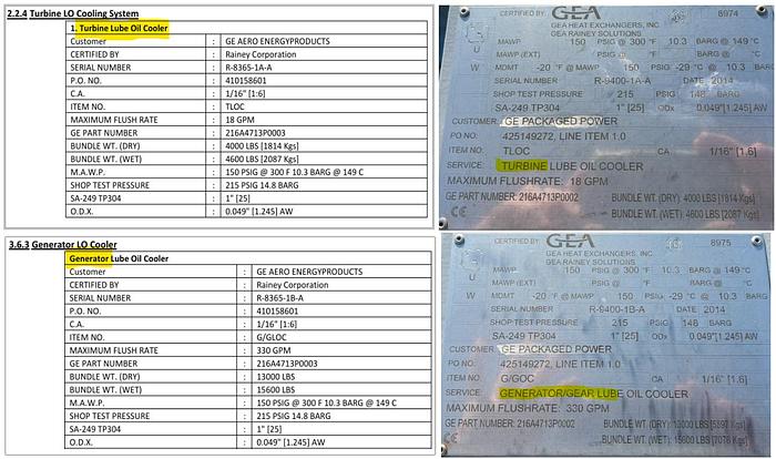 2014 GEA Turbine Lube Oil / GEN/  Gear oil  for GE LM6000/ Frame 7