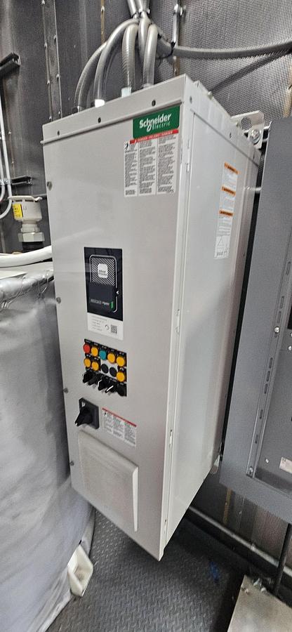 Used Cummins C2000N6CB 480V Gas Generator Set 65dBA at 23ft Enclosure