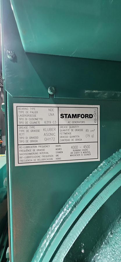 Used Cummins C2000N6CB 480V Gas Generator Set 65dBA at 23ft Enclosure
