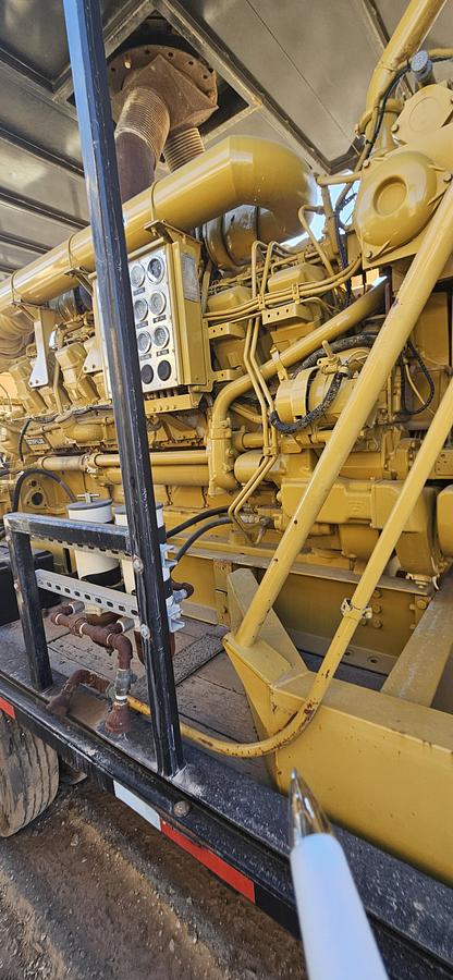 Used Caterpillar 1750kW 3516 Trailer Mounted Generator