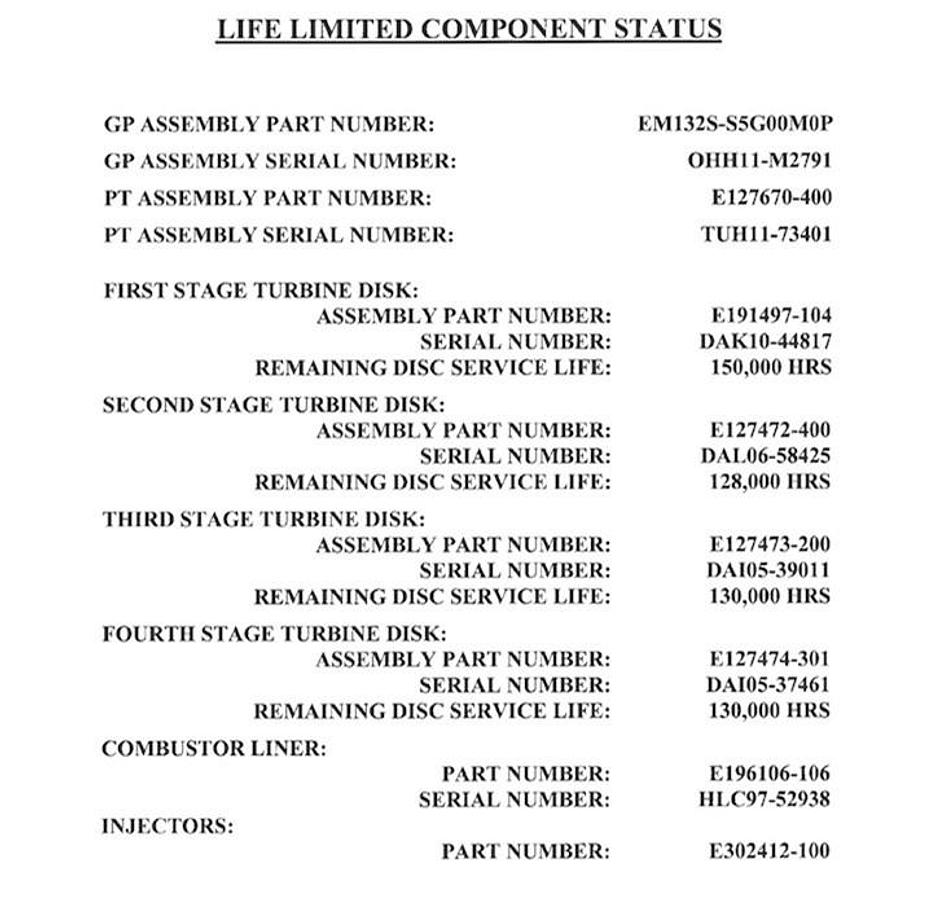 Used 2004 Solar Mars 90 Engine and Power Turbine