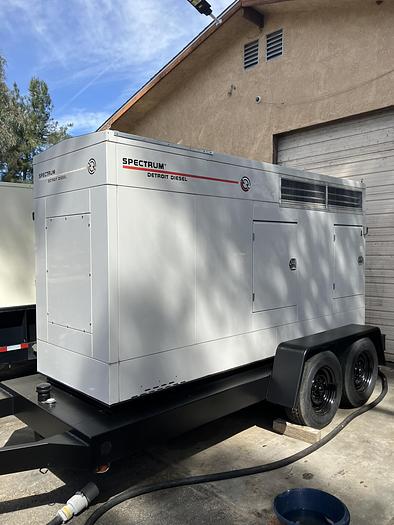 Used Spectrum 125kW Generator 125DS60 On a Trailer