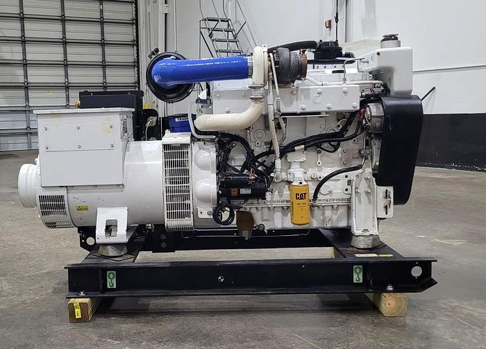 Used Caterpillar 125 kW Model C6.6 Marine Package Diesel Generator Set