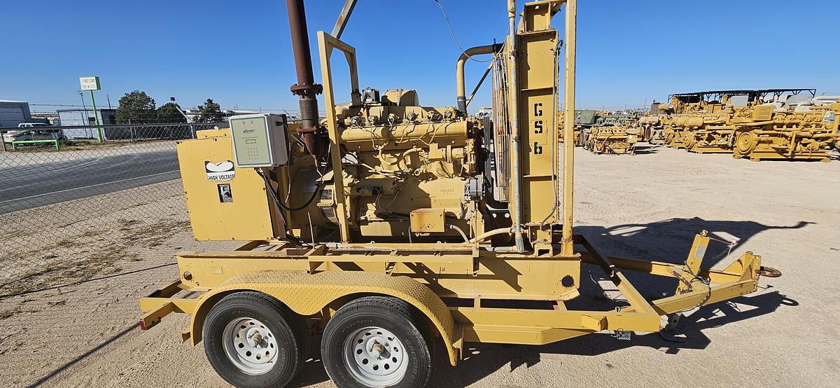 Used G3306 Caterpillar Generator on a trailer Engine 3306