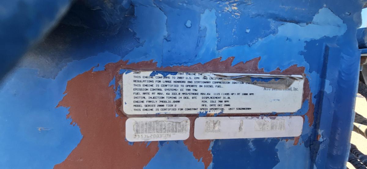 Used MTU 12V2000 Core Crank & Block