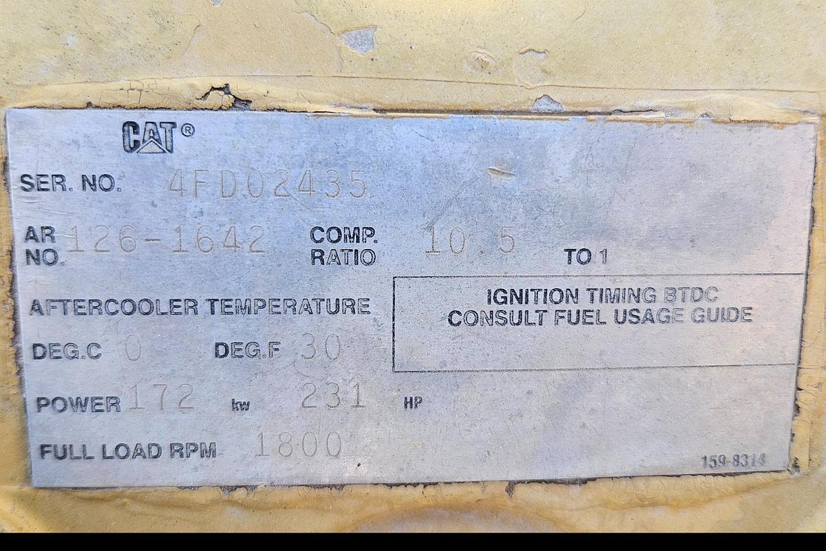 Used Caterpillar G3406 Engine Core