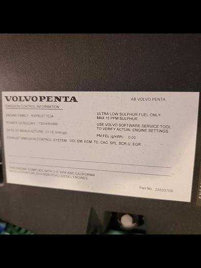 Volvo Engine TAD871VE 6 Cylinder Turbo Diesel