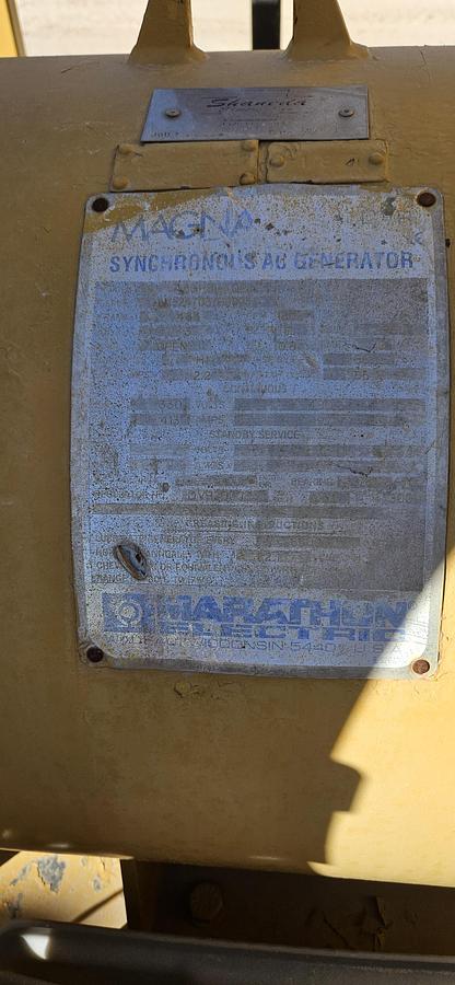 Used Marathon G3415 Generator Set Core Running