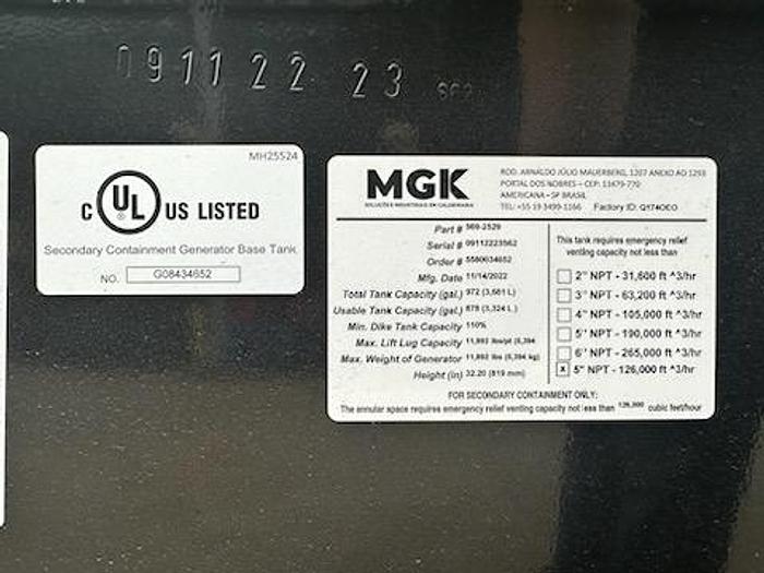 2023 Caterpillar 500kW Generator