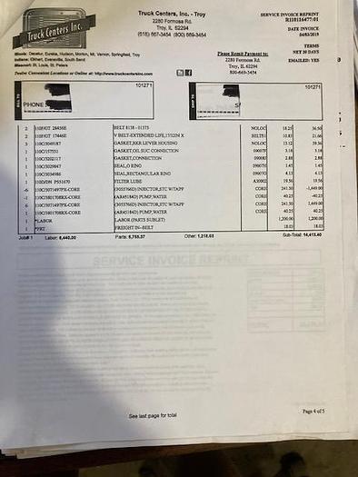 Used Cummins N-14 Engine 500HP Engine