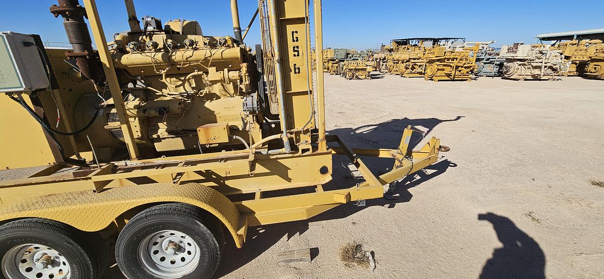 Used G3306 Caterpillar Generator on a trailer Engine 3306