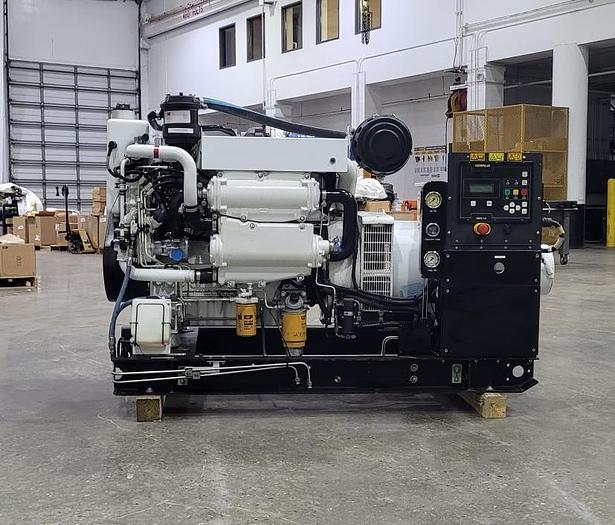 Used Caterpillar 125 kW Model C6.6 Marine Package Diesel Generator Set