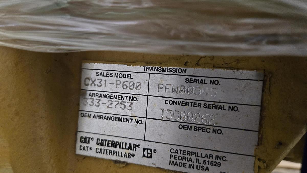 2017 Caterpillar Transmission CAT CX31-P600