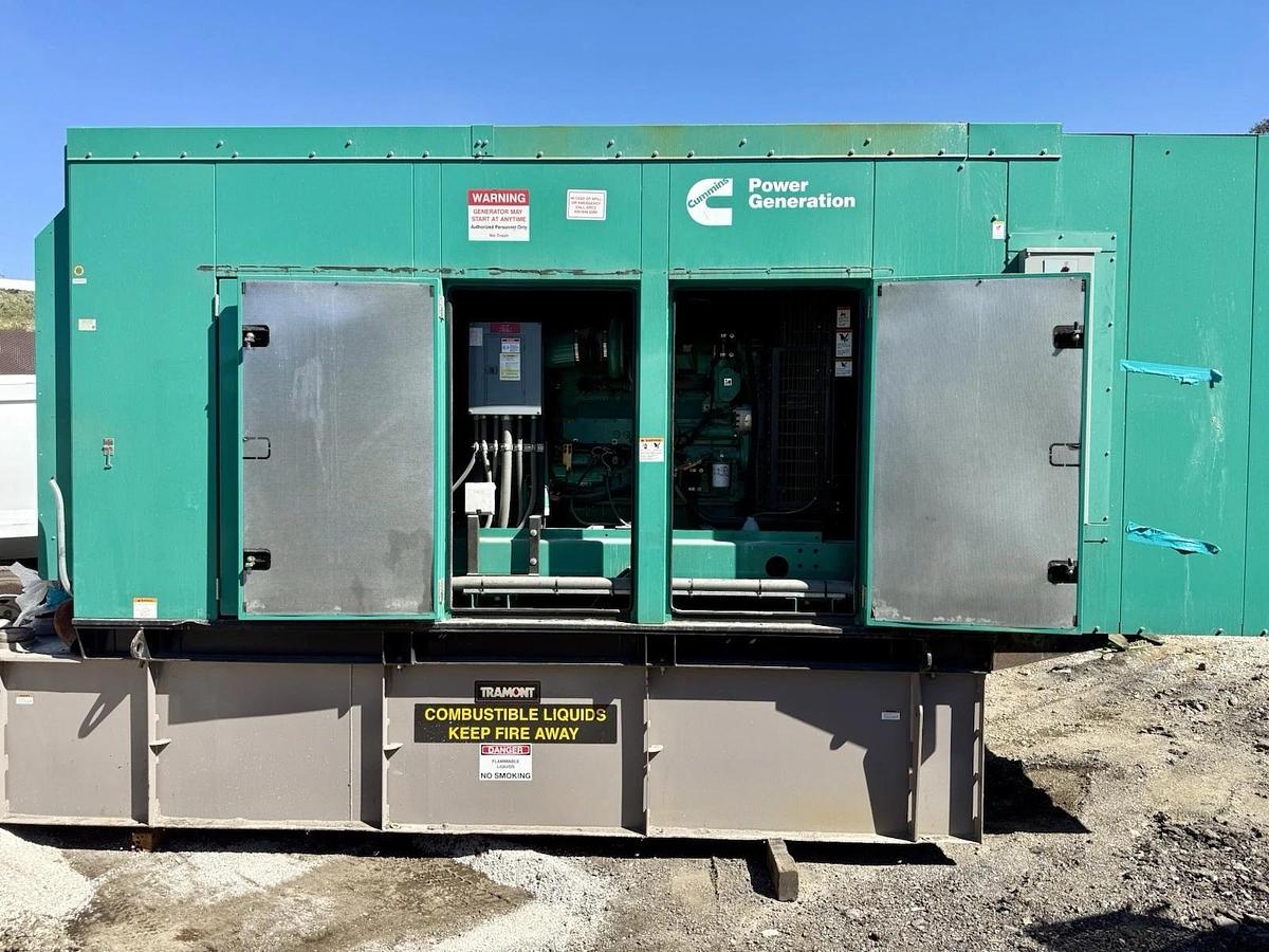 Used Cummins 500kW Generator Tier 2 with DPF