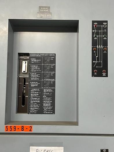 Used GE Zenith ATS 600 Amp Transfer Switch