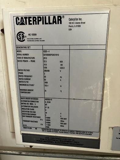 Used XQ20 Caterpillar Generator