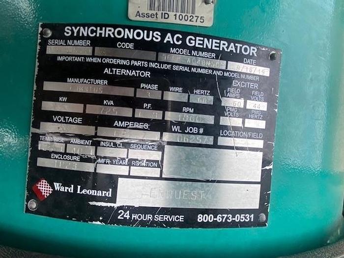 Used 2019 Cummins QSX15 500kW Generator