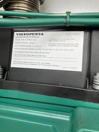 2024 New 1100kW Standby Twin Pack Volvo Tier4 Final Diesel Generator