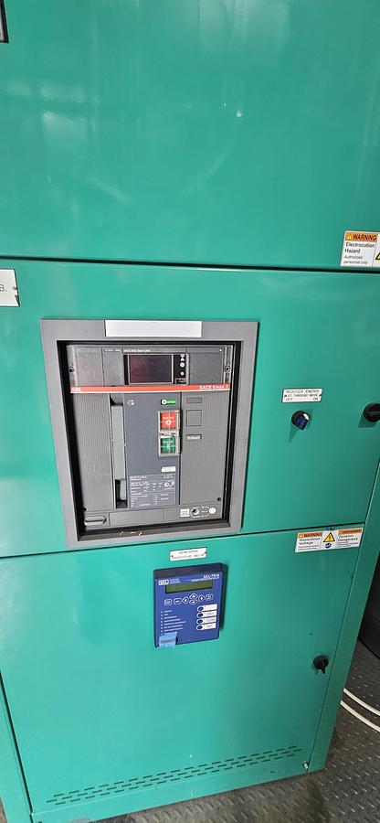 Used Cummins C2000N6CB 480V Gas Generator Set 65dBA at 23ft Enclosure