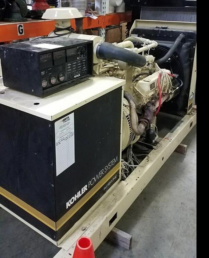 Used Kohler 100kW NG Generator 100RZ282