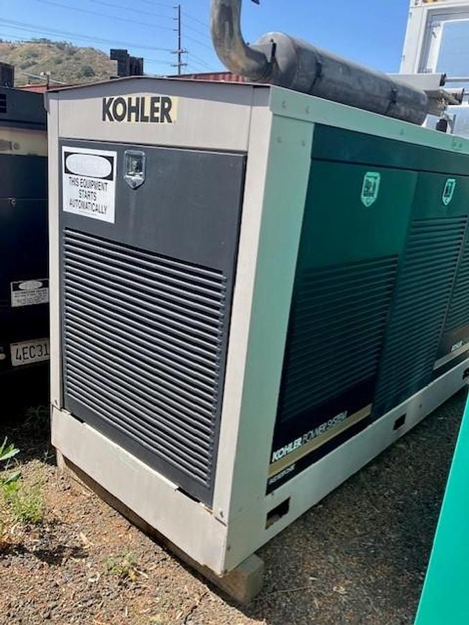 Used 190kW Kohler Generator Low Hours