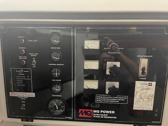 Used Lot of 11 Generators, Multiquip, Generac, Caterpillar, all Load Banked