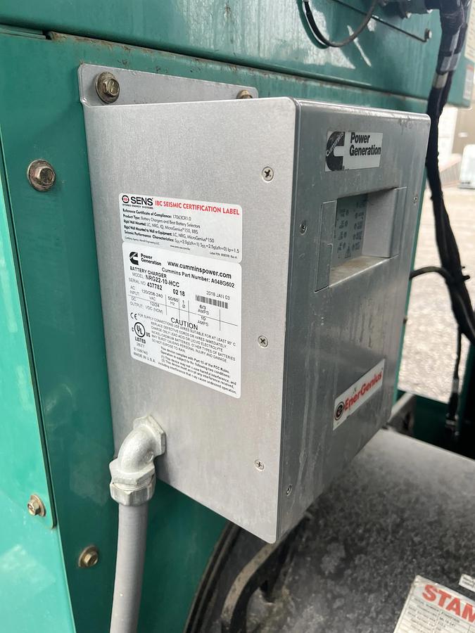 Used Natural Gas 250kW Cummins Generator