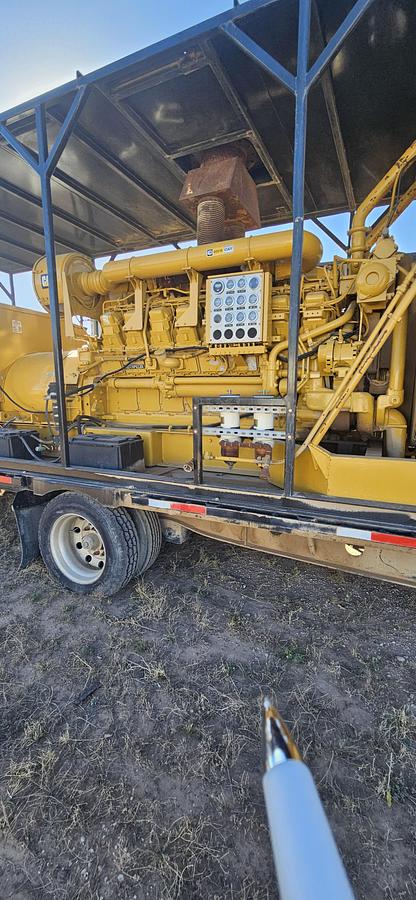 Used Caterpillar 1750kW 3516 Trailer Mounted Generator