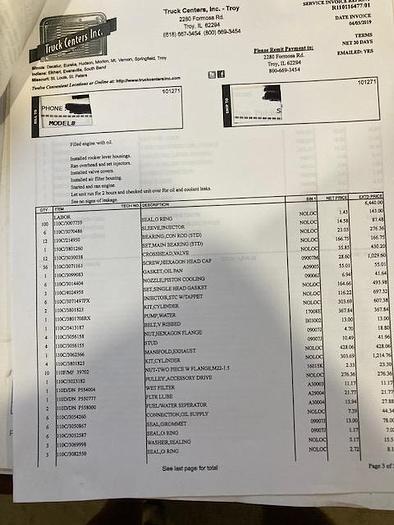 Used Cummins N-14 Engine 500HP Engine