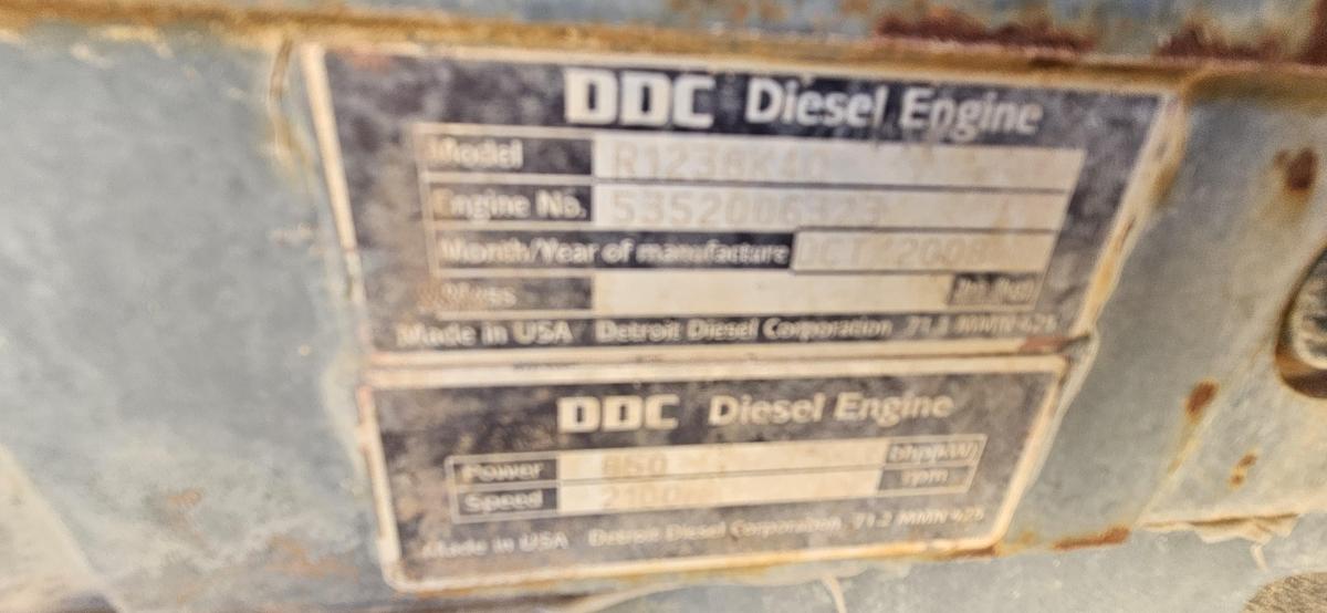 Used MTU 12V2000 Core Crank & Block