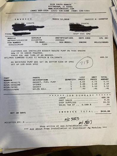 Used Cummins N-14 Engine 500HP Engine