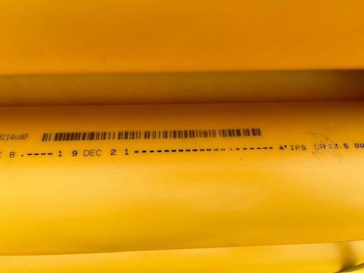 2021 dura-line 4" SDR 13.5 PE 2406/2708 Stick 40ft