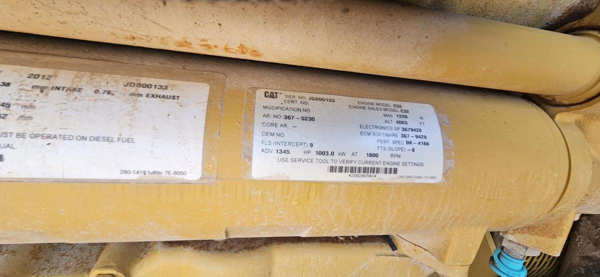 Used 2012 Caterpillar C-32