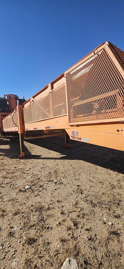 Used Cummins Dual Belt Sand Conveyor Low Hours
