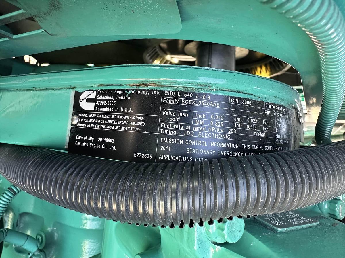 Used 2011 Cummins DSHAD 230kW Tier 4 Final