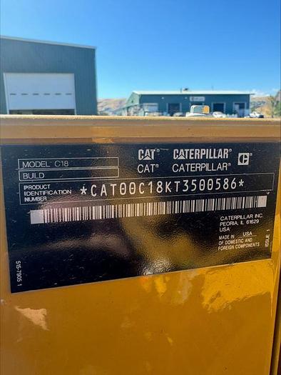 New 2024 Caterpillar C18 Generator Set Tier 4 Final