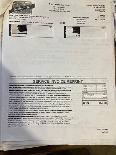 Used Cummins N-14 Engine 500HP Engine