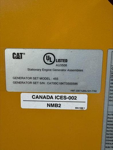 New 2024 Caterpillar C18 Generator Set Tier 4 Final