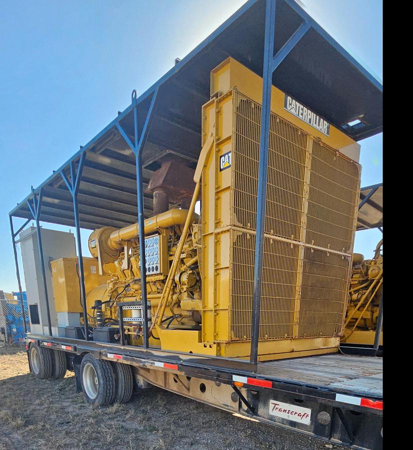 Used Caterpillar 1750kW 3516 Trailer Mounted Generator