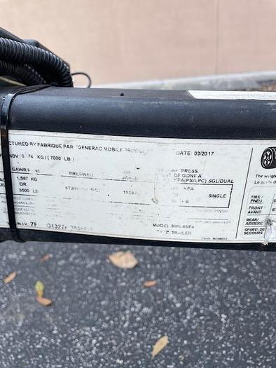 Used Generac 38kW Mobile Generator Set Tier 4 Emissions