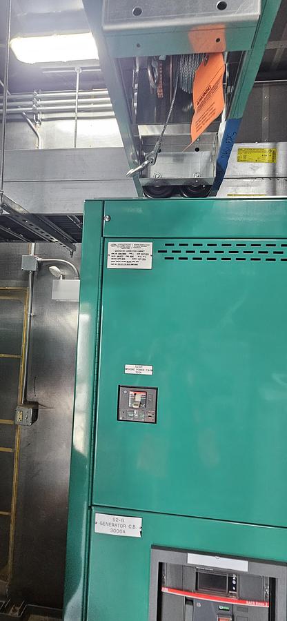 Used Cummins C2000N6CB 480V Gas Generator Set 65dBA at 23ft Enclosure