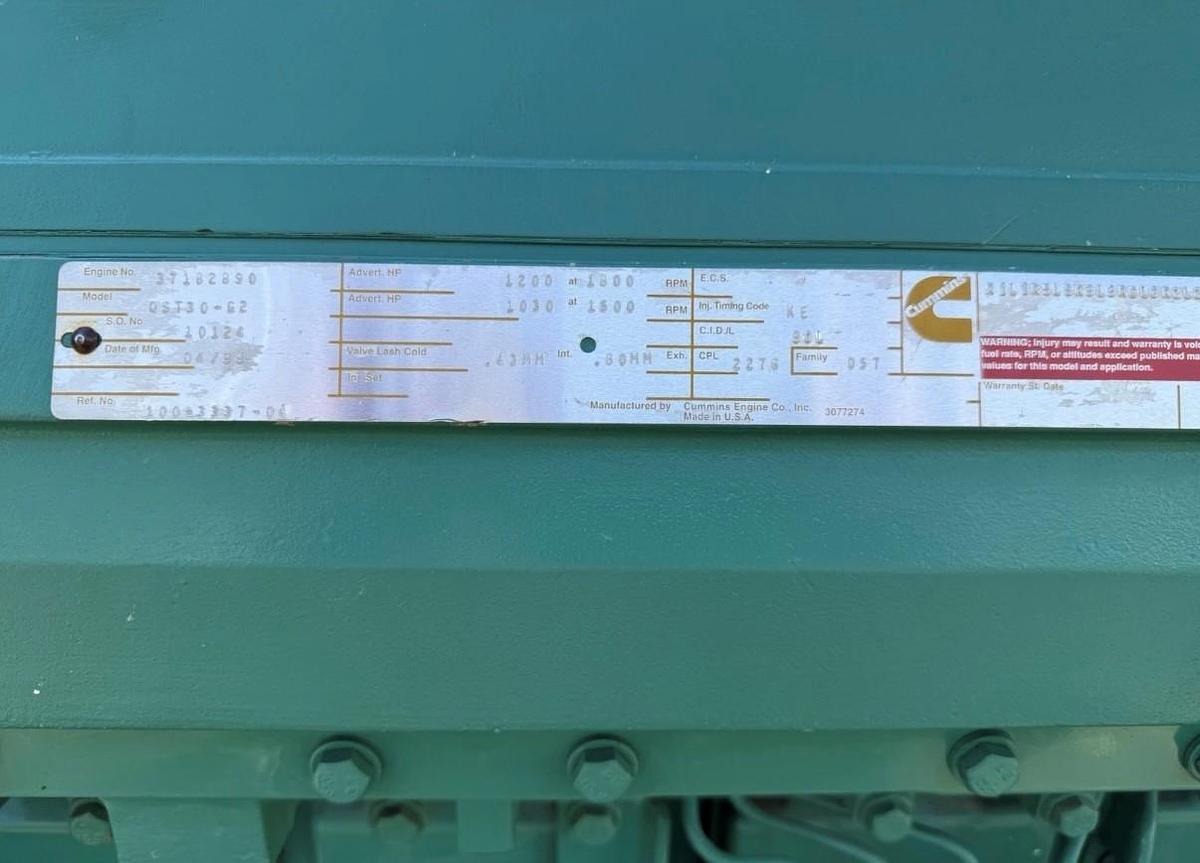 Used 1998 Cummins 750DFHA