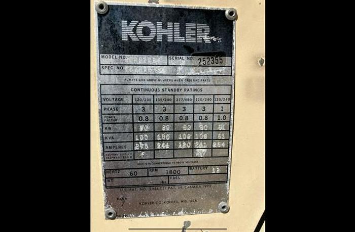 Used Katolight 400kW Generator, low hours