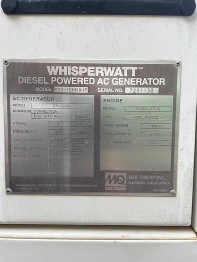 Used Lot of 11 Generators, Multiquip, Generac, Caterpillar, all Load Banked